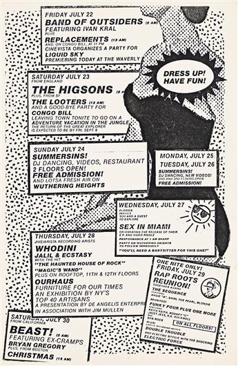 [DANCETERIA] Group of 12 invitations.